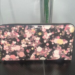 Kate Spade storybook, lining
 Grant Lane Lacey wallet.